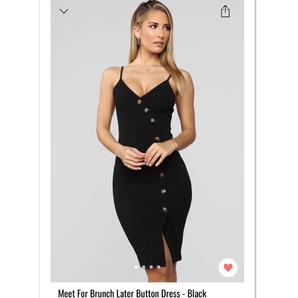 Fashion nova black dress